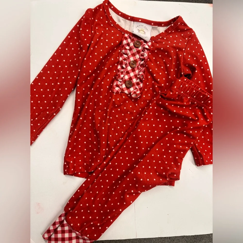 24M Swoon Baby Red Polka Dot Pajama Set